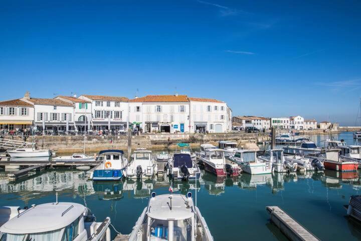 דירות Saint-Martin-de-Ré Sur L'Ilot De St Martin Au Centre Du Port Vue Exceptionnelle ! מראה חיצוני תמונה